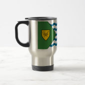 Flag of Vancouver, British Columbia Travel Mug トラベルマグ (左)
