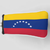 Flag of Venezuela custom golf putter head cover ゴルフヘッドカバー (正面)