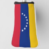 Flag of Venezuela custom golf putter head cover ゴルフヘッドカバー (回転90)