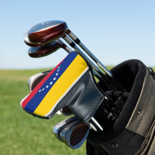 Flag of Venezuela custom golf putter head cover ゴルフヘッドカバー (インサイチュ)