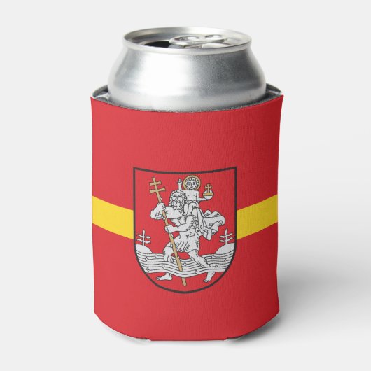 Flag of Vilnius, Lithuania Can Cooler 缶クーラー (缶正面)