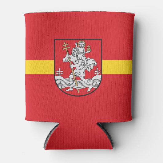 Flag of Vilnius, Lithuania Can Cooler 缶クーラー (正面)