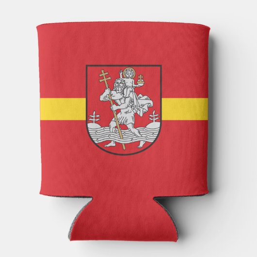 Flag of Vilnius, Lithuania Can Cooler 缶クーラー (裏面)