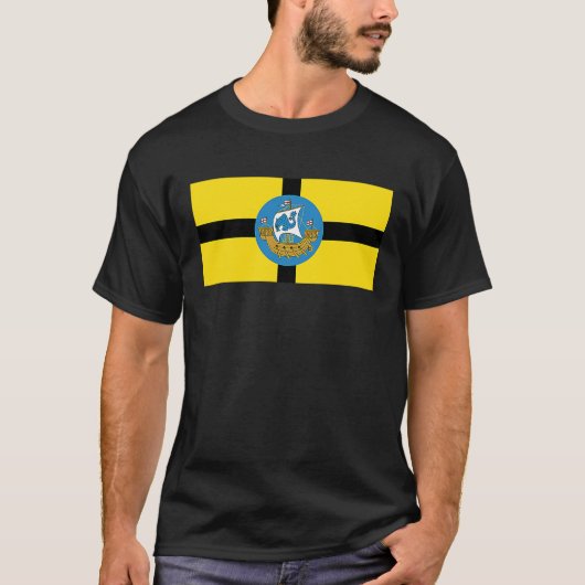 Flag of Wellington New Zealand Tシャツ (正面)
