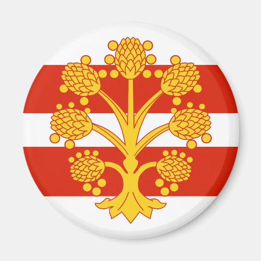 Flag of Westmorland Magnet マグネット (正面)