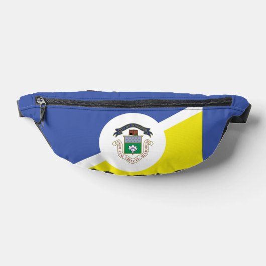 Flag of Winnipeg, Manitoba ファニーパック (レイダウン)