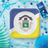 Flag of Winnipeg, Manitoba  ペーパープレート (パーティー)