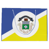 Flag of Winnipeg, Manitoba Large Gift Bag ラージペーパーバッグ (裏面)