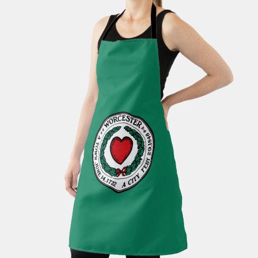 Flag of Worcester, Massachusetts  エプロン (インサイチュ)