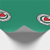 Flag of Worcester, Massachusetts  ラッピングペーパー (角)