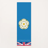 Flag of Yorkshire (UK) ヨガマット (正面)
