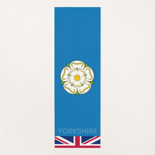 Flag of Yorkshire (UK) ヨガマット (正面)