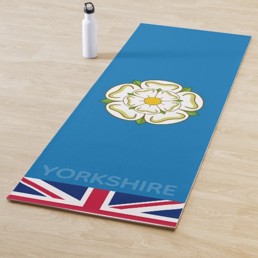 Flag of Yorkshire (UK) ヨガマット (インサイチュ)