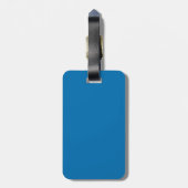 Flag of Zagreb, Croatia Luggage Tag ラゲッジタグ (裏面縦)