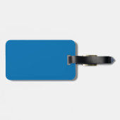 Flag of Zagreb, Croatia Luggage Tag ラゲッジタグ (裏面横)