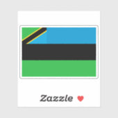 Flag of Zanzibar (2005–Present), Tanzania シール (シート)