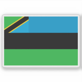Flag of Zanzibar (2005–Present), Tanzania シール