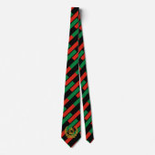 Flag Pattern of Afghanistan - 2013 adoption ネクタイ (正面)