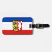 Flag Schleswig-Holstein Luggage Tag ラゲッジタグ (正面横)