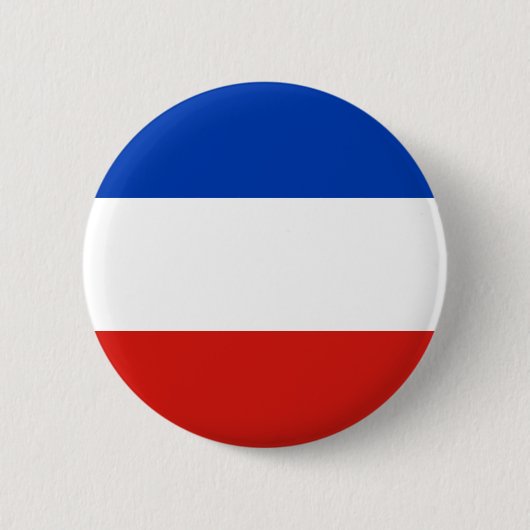 Flag Schleswig-Holstein Pinback Button 缶バッジ (正面)