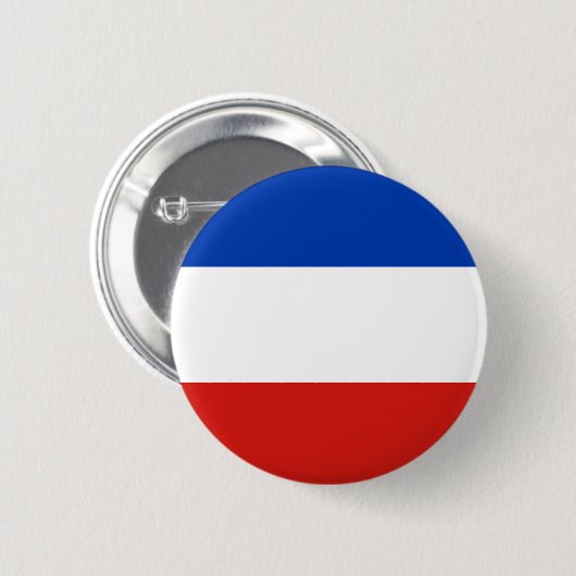 Flag Schleswig-Holstein Pinback Button 缶バッジ (正面&裏面)