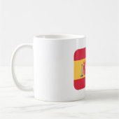 Flag spain Twitter emoji コーヒーマグカップ (左)