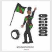 Flag Team GRB Style #1 シール (シート)