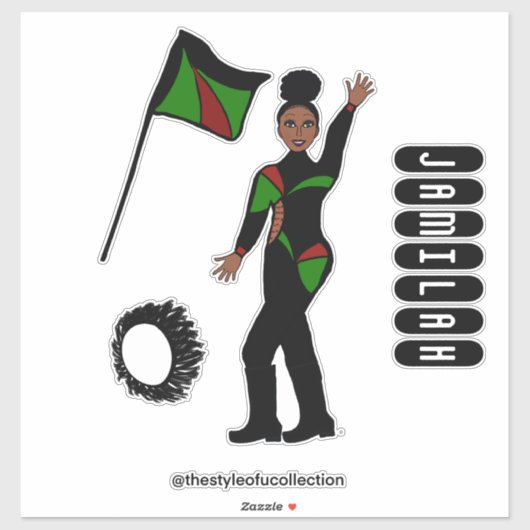 Flag Team GRB Style #1 シール (シート)