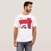 Flag UK English London Tシャツ (正面フル)