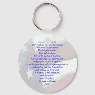 Flag with Lord's Prayer キーホルダー