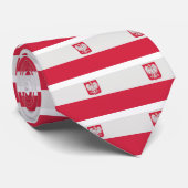 Flaga Polski zのgodłem -ポーランドの旗 ネクタイ (ロール)