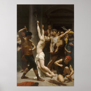 Flagellation De Notre Seigneurイエス・キリスト ポスター