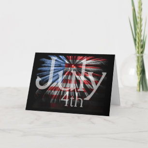 FlagFireworks 7月4日 カード