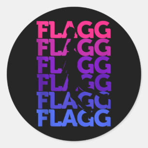 Flaggバスケットボールインスパイアファンスポーツタンクトップ2 ラウンドシール