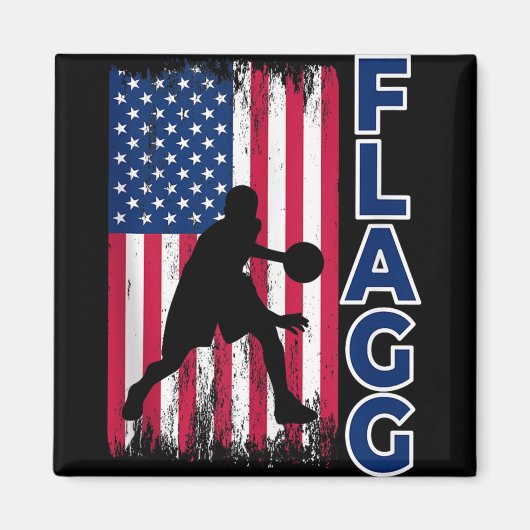 Flagg Basketball Inspire Fan Sports Tank Top_1  マグネット (正面)