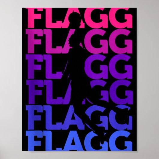 Flagg Basketball Inspire Fan Sports Tank Top_2  ポスター (正面)