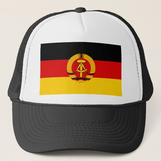 Flaggeのder DDR - GDR (東ドイツ)の旗 キャップ (正面)