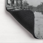 Flaglerの通りで西に見ること マウスパッド (コーナー)