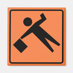 Flagmanの前方にハイウェーの印 マグネット