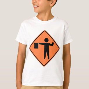 Flagmanの前方にハイウェーの印 Tシャツ