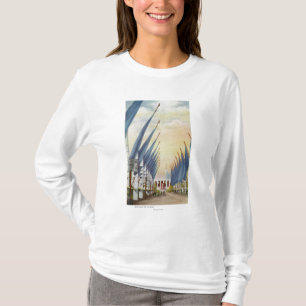 Flagsの1934年の万国博覧会の道の眺め Tシャツ