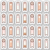 Flags for soft kawaii planner  シール (正面)