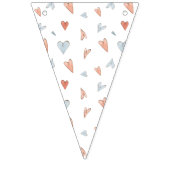 Flags - Hearts Pattern バンティングフラッグ (第3の旗)