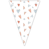 Flags - Hearts Pattern バンティングフラッグ (第2の旗)