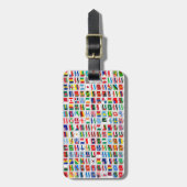 Flags of the World Travel Design ラゲッジタグ (正面縦)