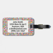 Flags of the World Travel Design ラゲッジタグ (裏面横)