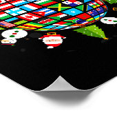 Flags Of The World, Xmas Around The Globe  ポスター (角)
