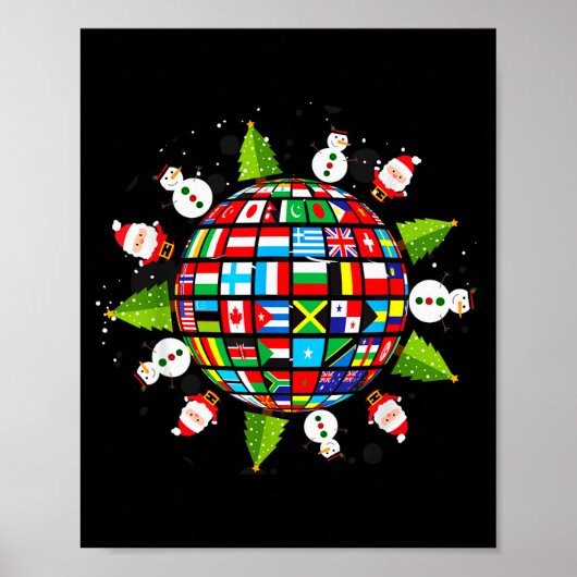 Flags Of The World, Xmas Around The Globe  ポスター (正面)