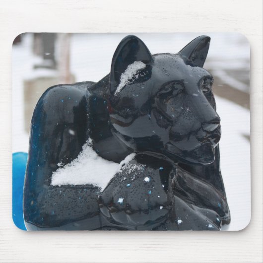 Flagstaff、アリゾナのオオヤマネコの芸術 マウスパッド (正面)