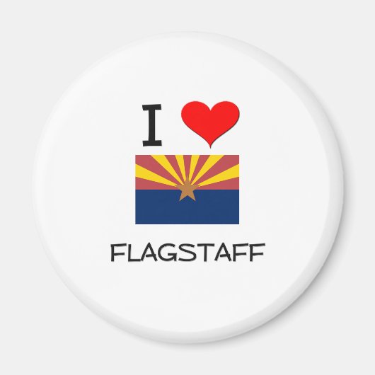 FLAGSTAFF ARIZONAが大好き マグネット (正面)